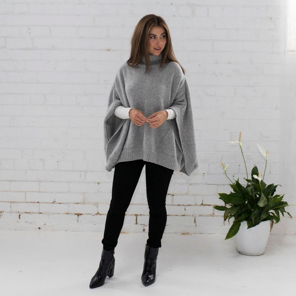 Lorna Wool Poncho (Available in 3 colours)
