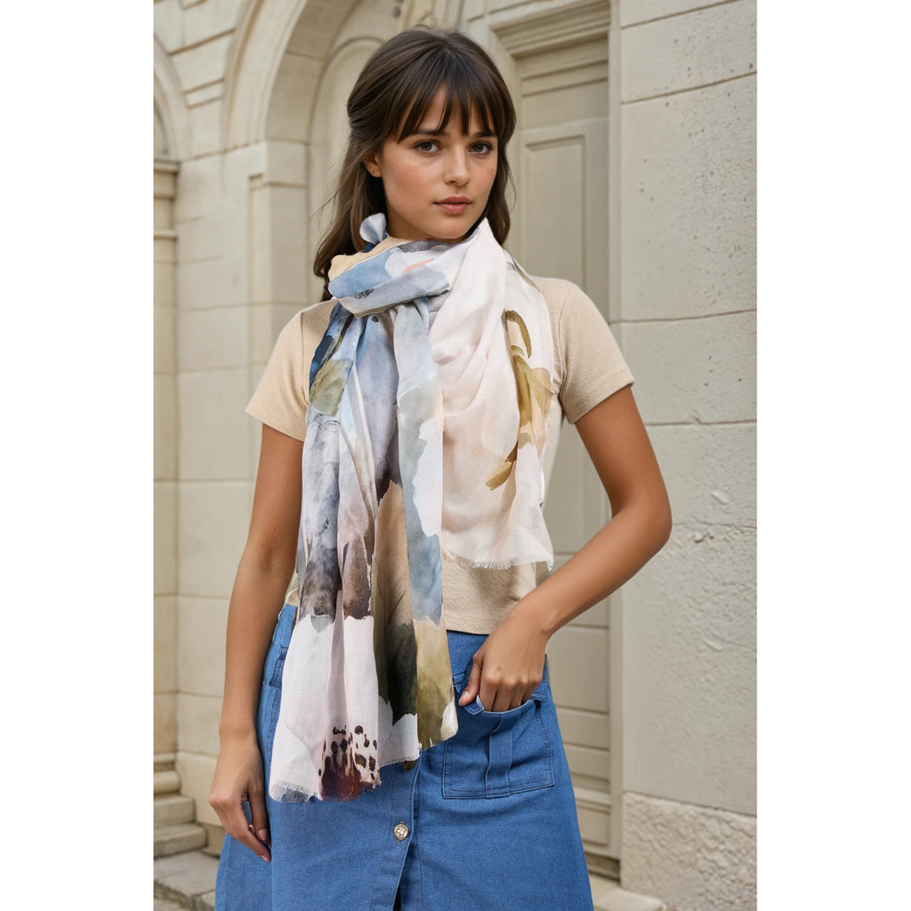 Ainsley Floral Print Scarf