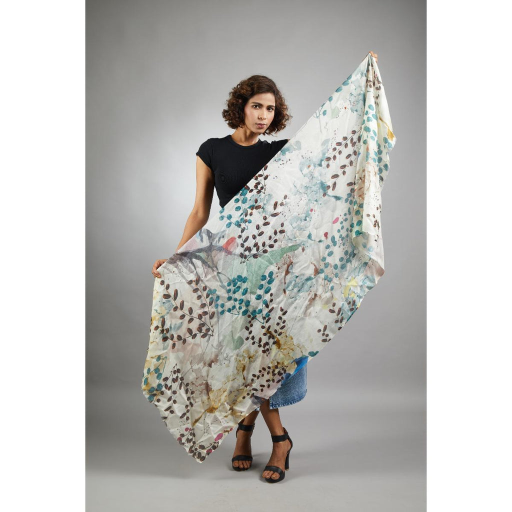 Lois Floral Print Scarf