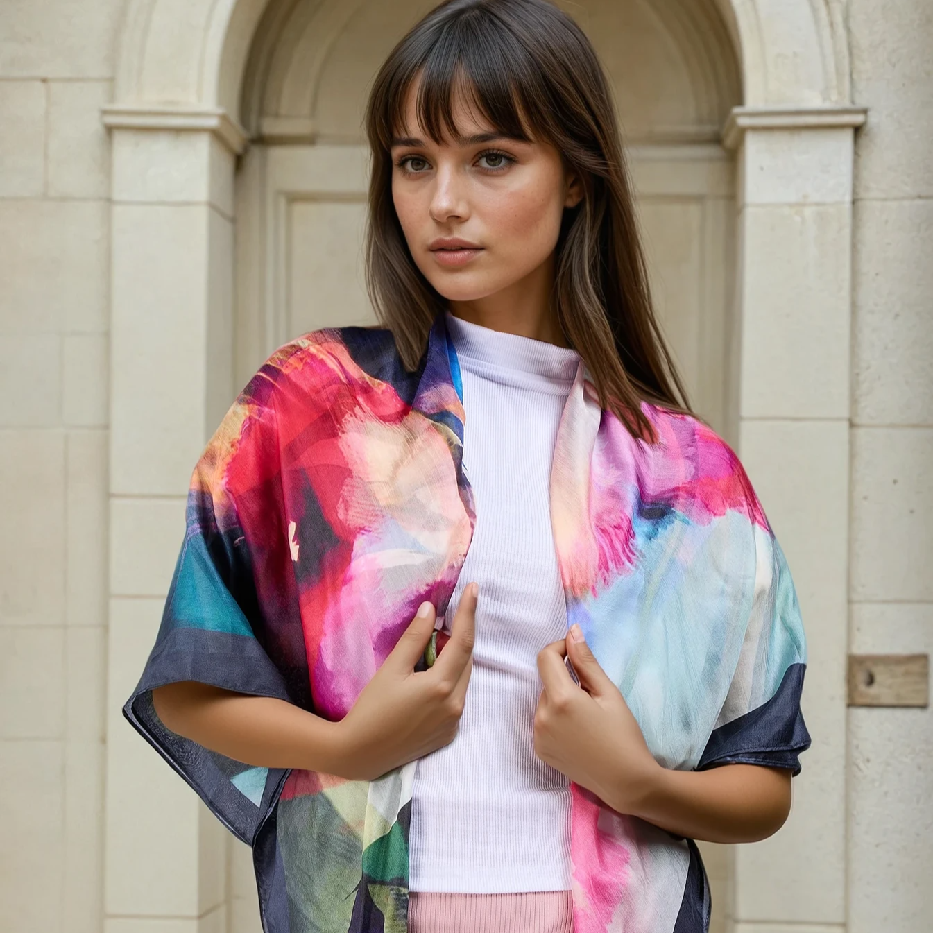 Buy Briony Square Silk Scarf Online at Competitive Price in Australia