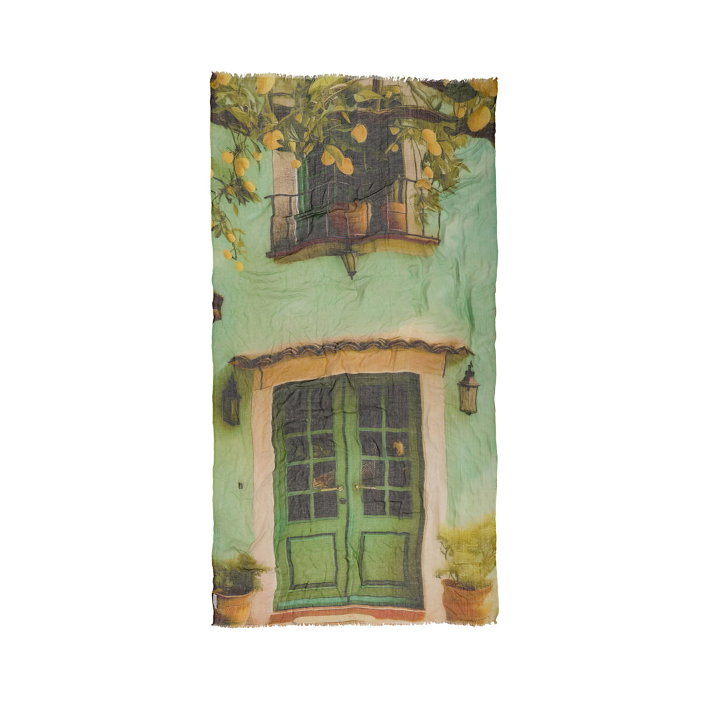 Amalfi Lemon Garden Luxe Scarf