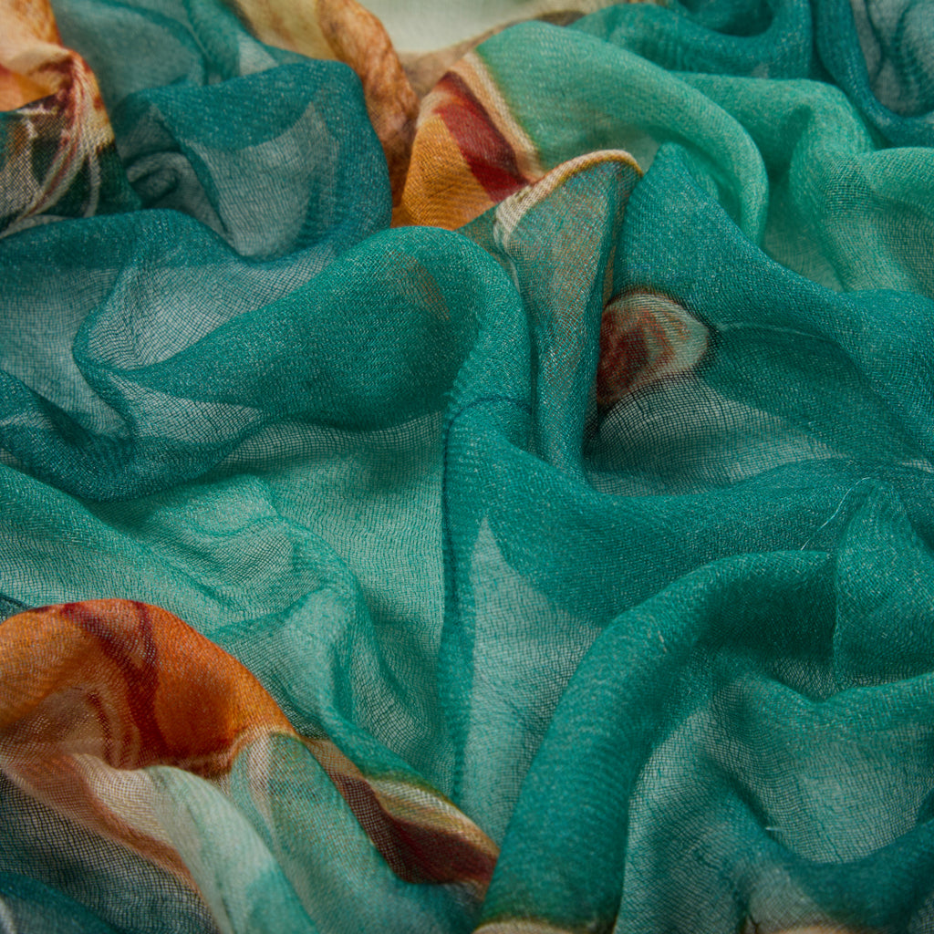 French Riviera Boat Ballet Luxe Scarf