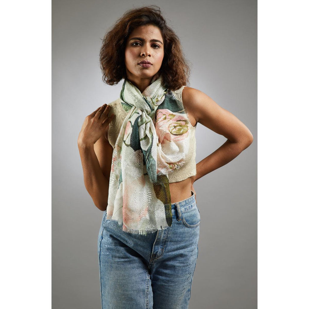 Grace Floral Print Scarf