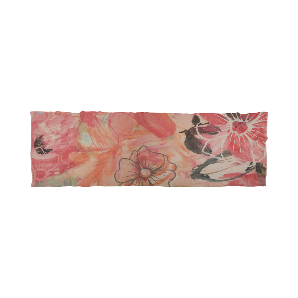Liana Abstract Linen Scarf
