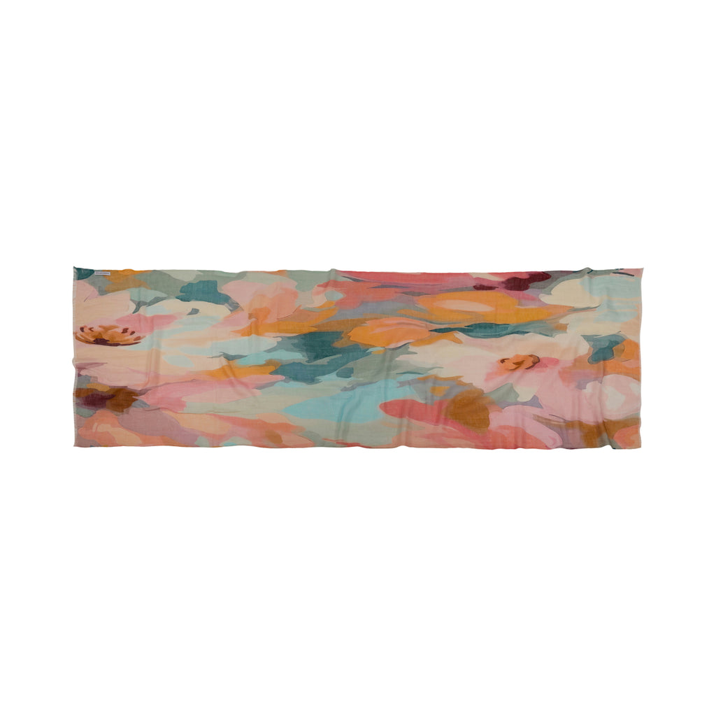 Harper Abstract Linen Scarf