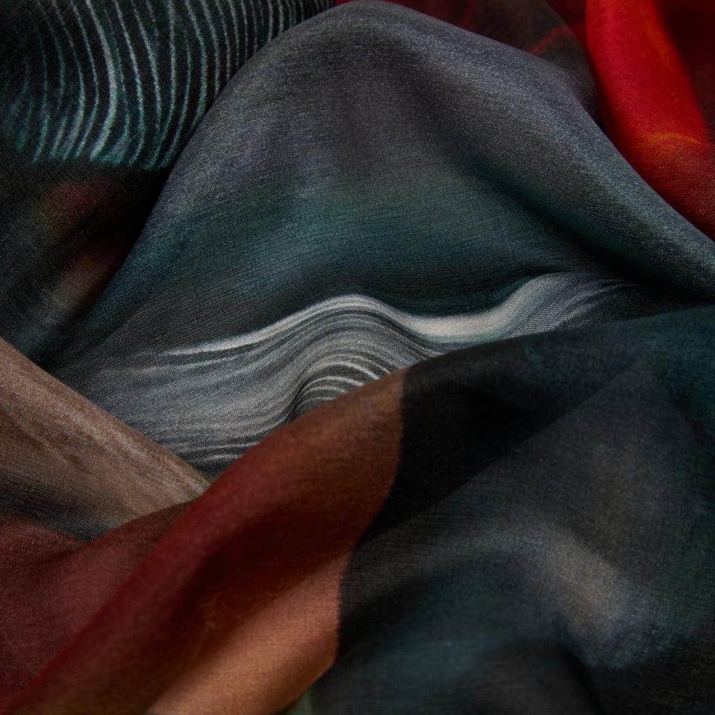 Poppy Silk Scarf