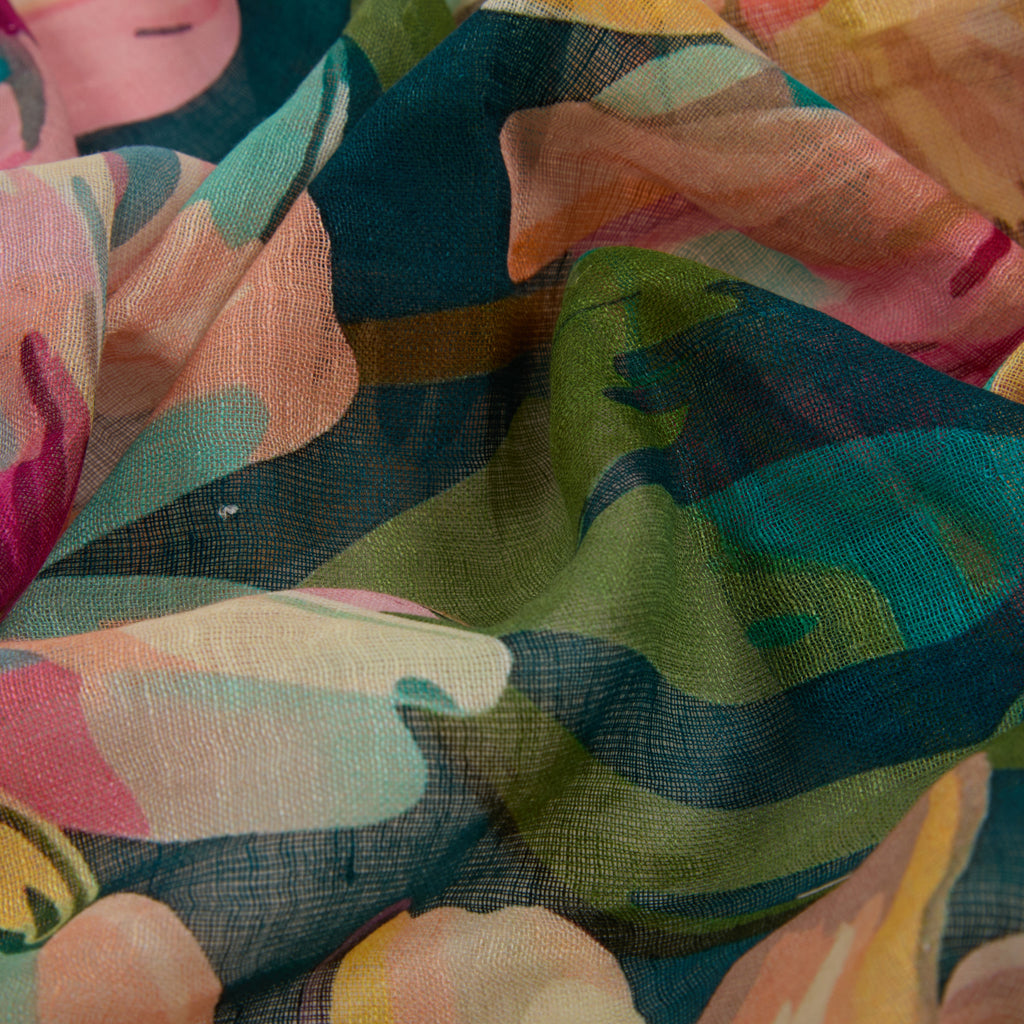 Emerson Floral Linen Scarf