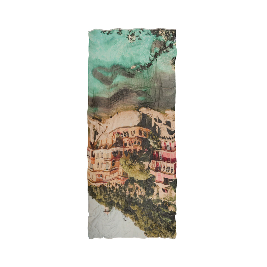 Amalfi Hidden Villa Coastline Luxe Scarf