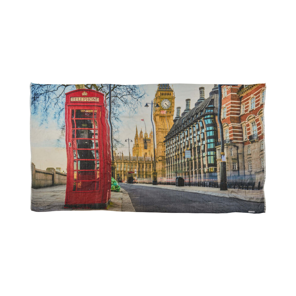 Red Phone Booth, London Scarf