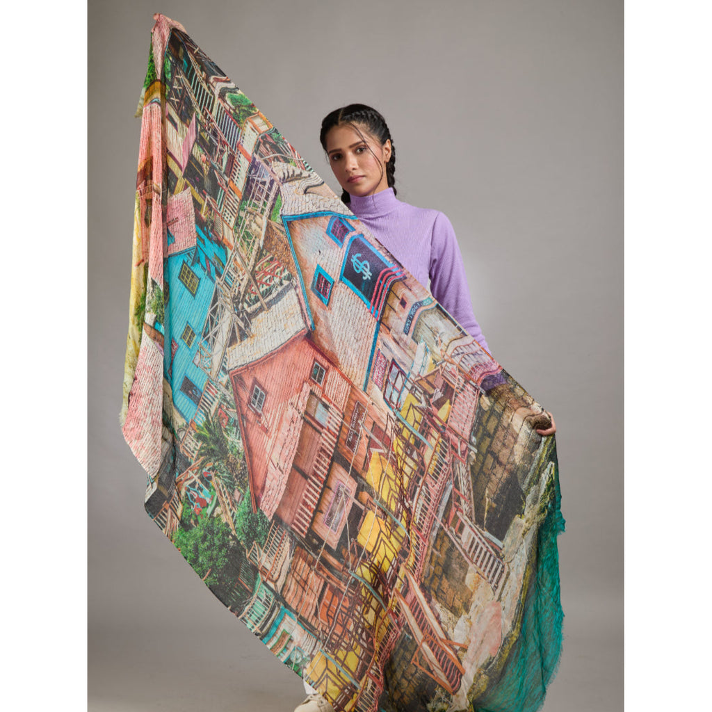Azure Oasis Luxe Scarf
