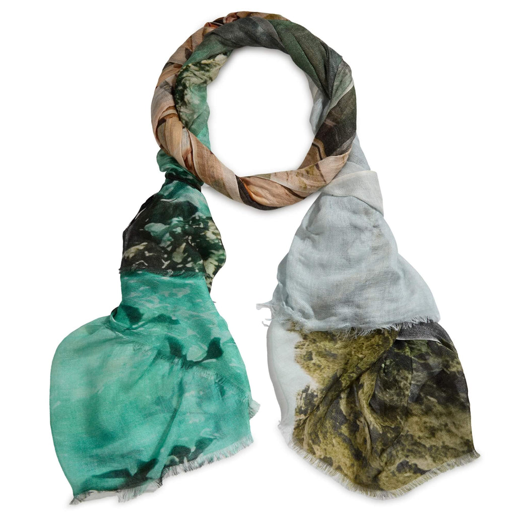 Amalfi Hidden Villa Coastline Luxe Scarf