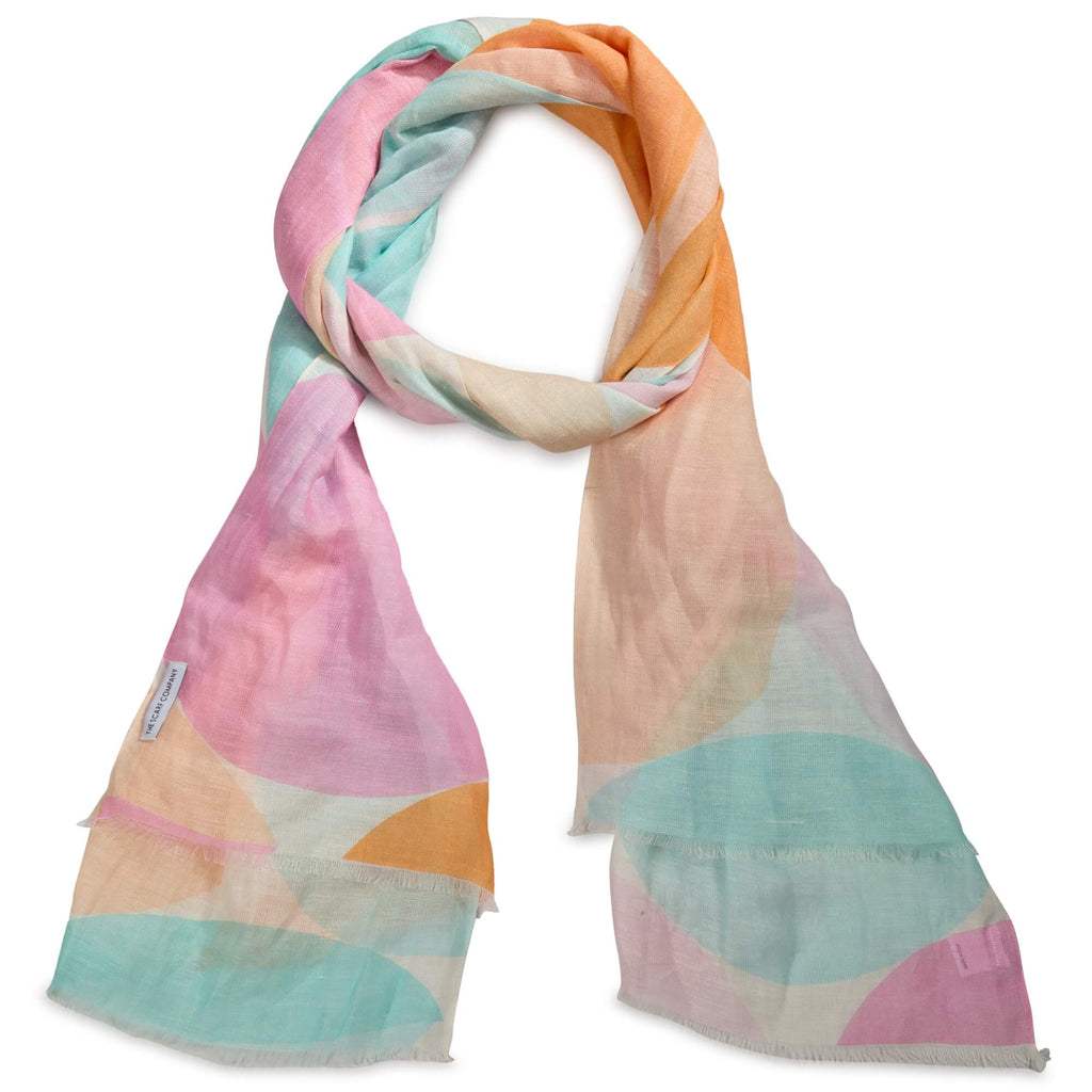 Maia Geo Linen Scarf