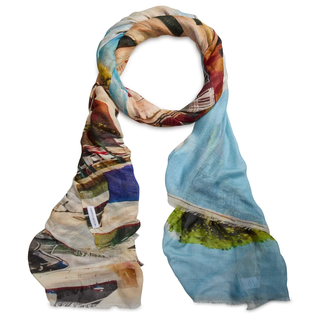 Portofino Harbour Lights Luxe Scarf