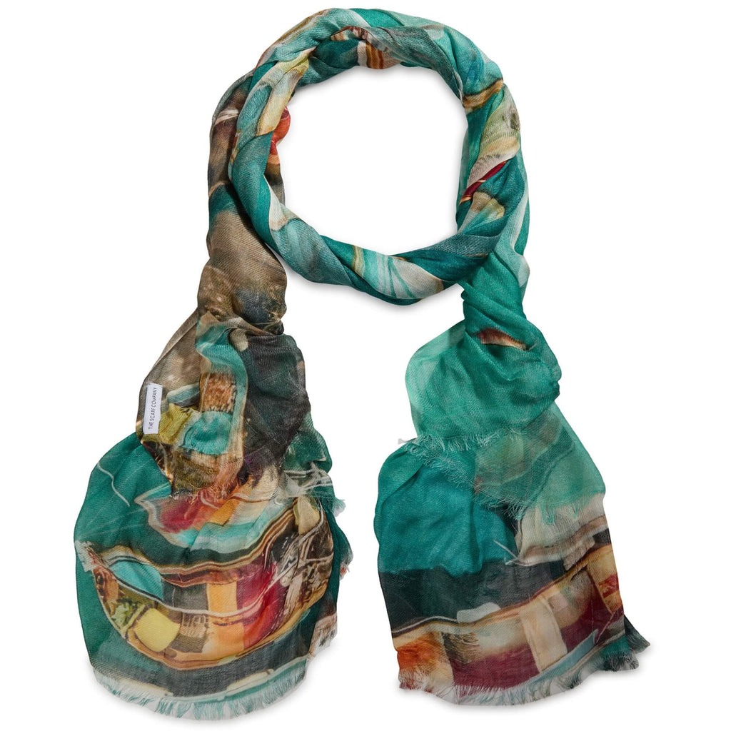French Riviera Boat Ballet Luxe Scarf