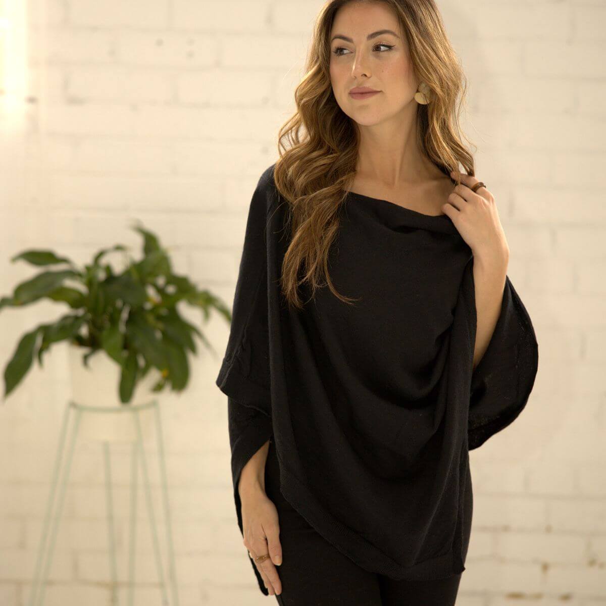 Buy Zara Wool Poncho (Available in colours) Online at