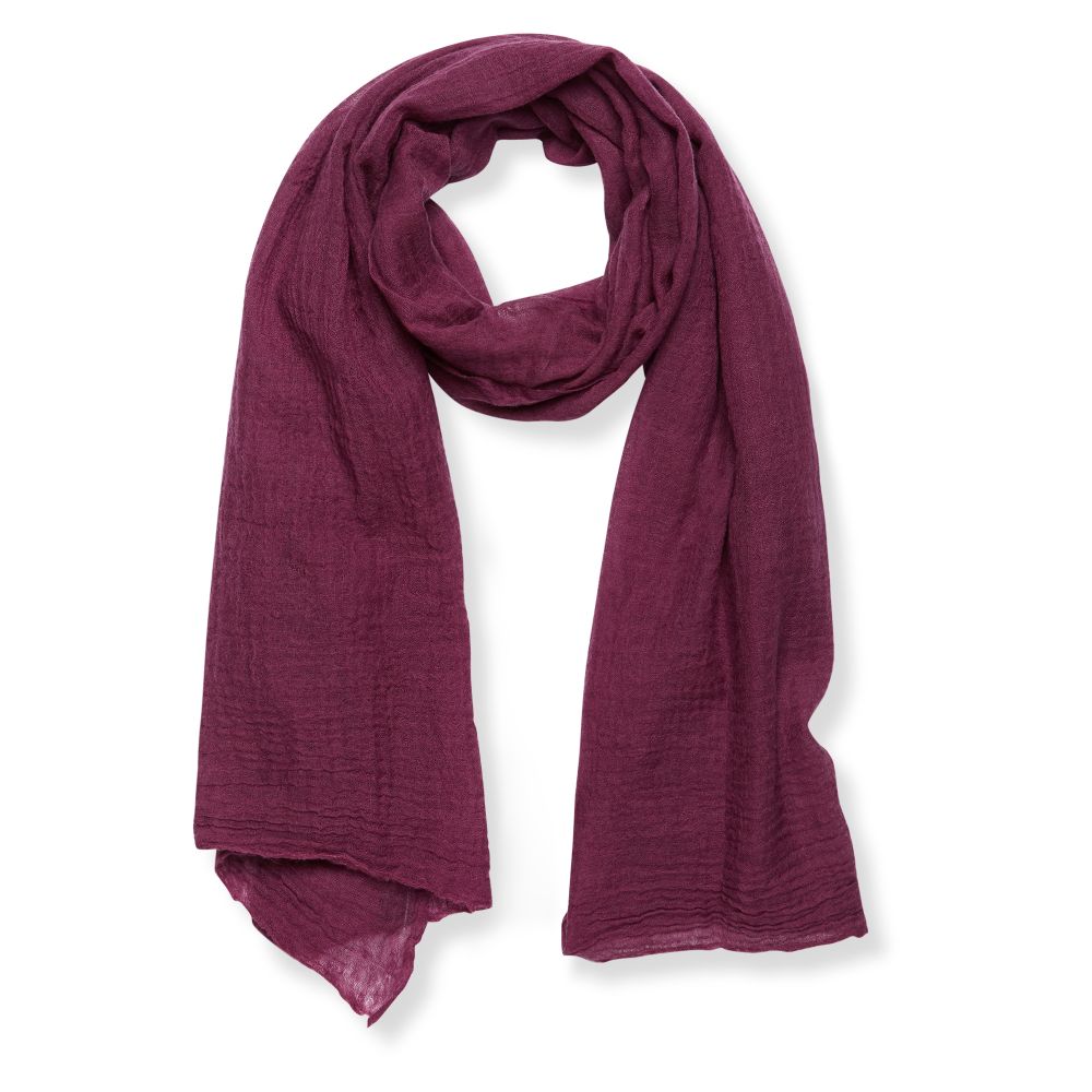 Flick Boiled Wool Scarf (Available in 7 Colours)