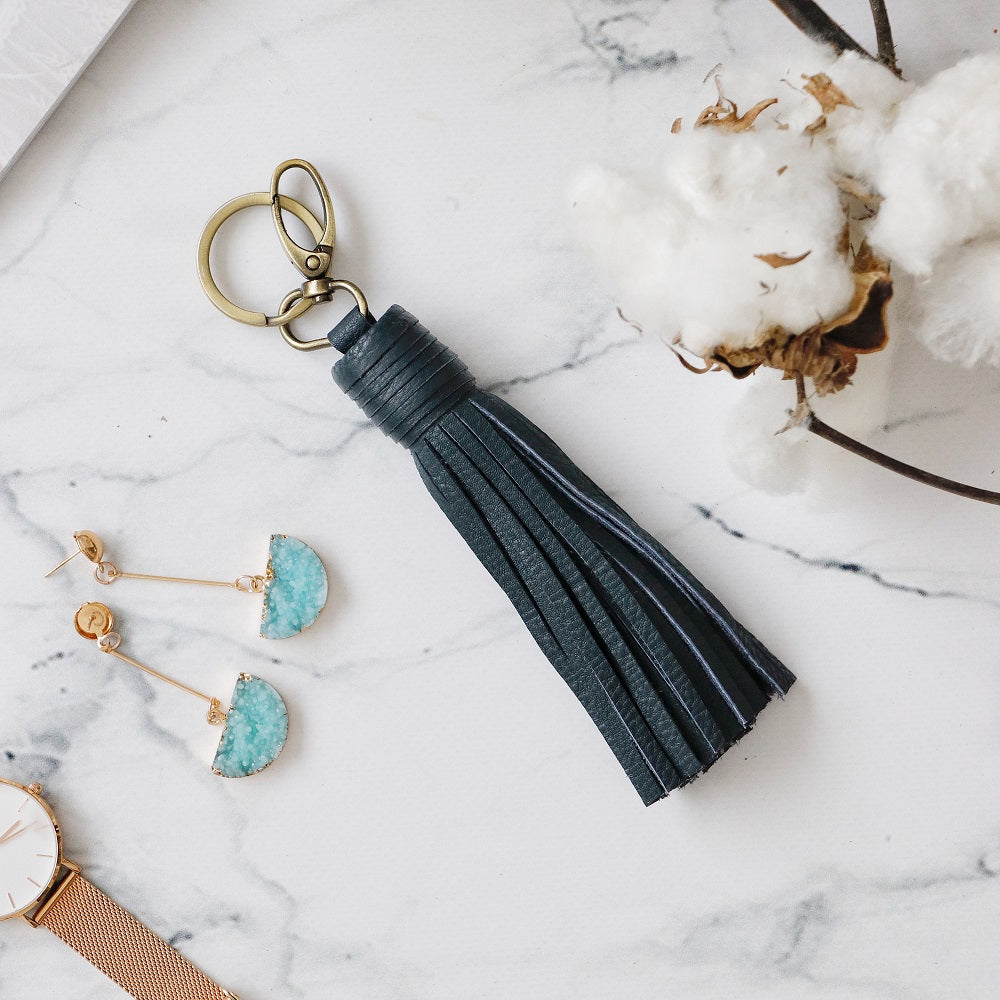 Nelly Tassel Keyring - Navy