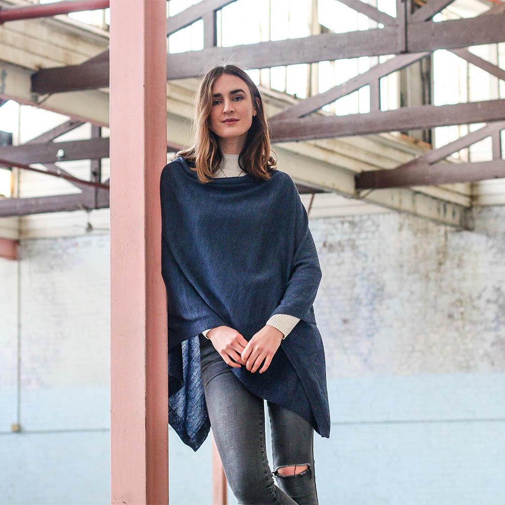 Zara Wool Poncho (Available in 3 colours)