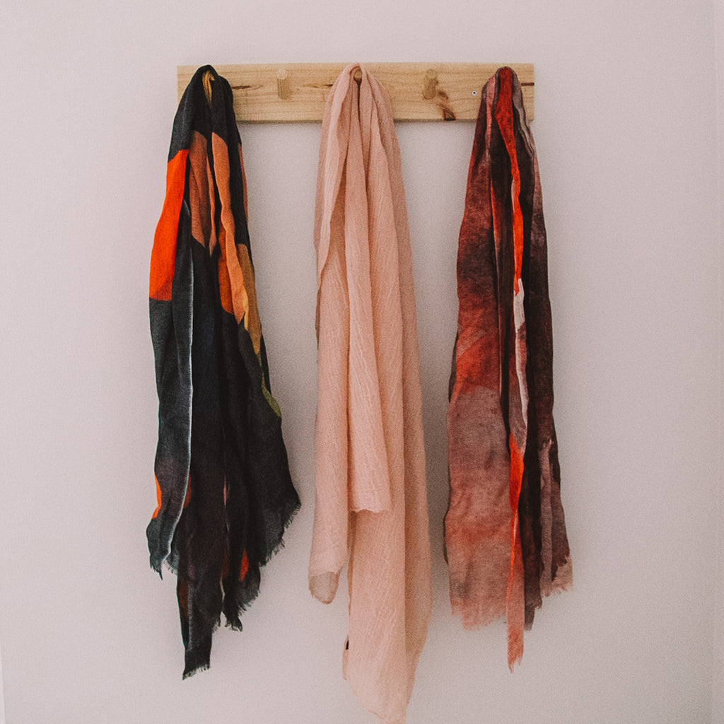 Flick Boiled Wool Scarf (Available in 7 Colours)